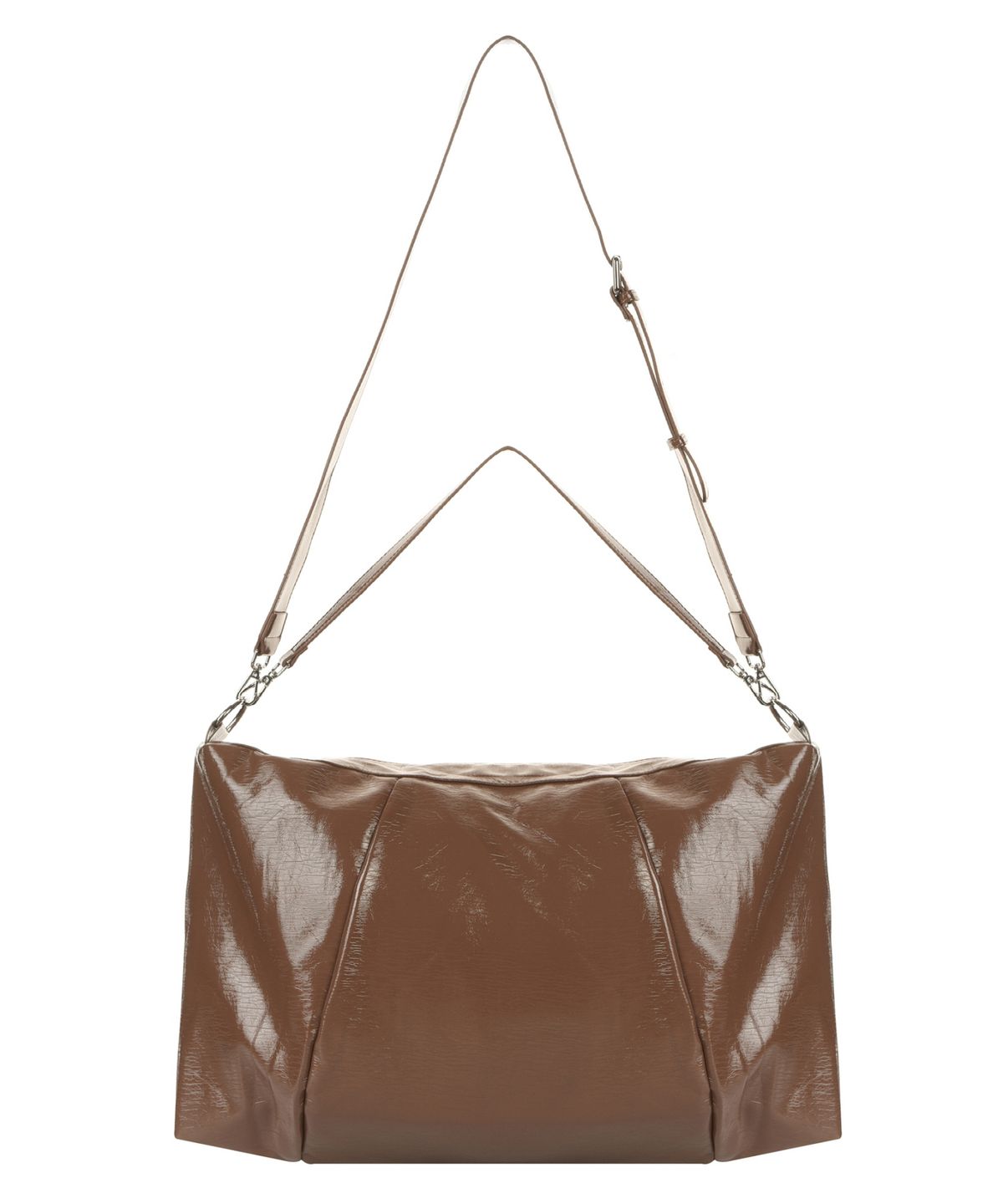 닉앤니콜(NICK&NICOLE) NICOLE MEGA SQUARE SHOULDER BAG_BROWN