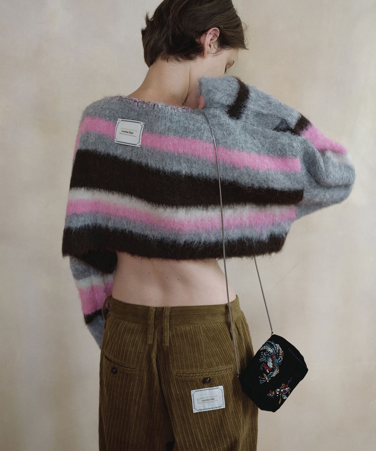 오버듀플레어(OVERDUEFLAIR) VINTAGE CORDUROY WIDE PANTS_OLIVE GREEN