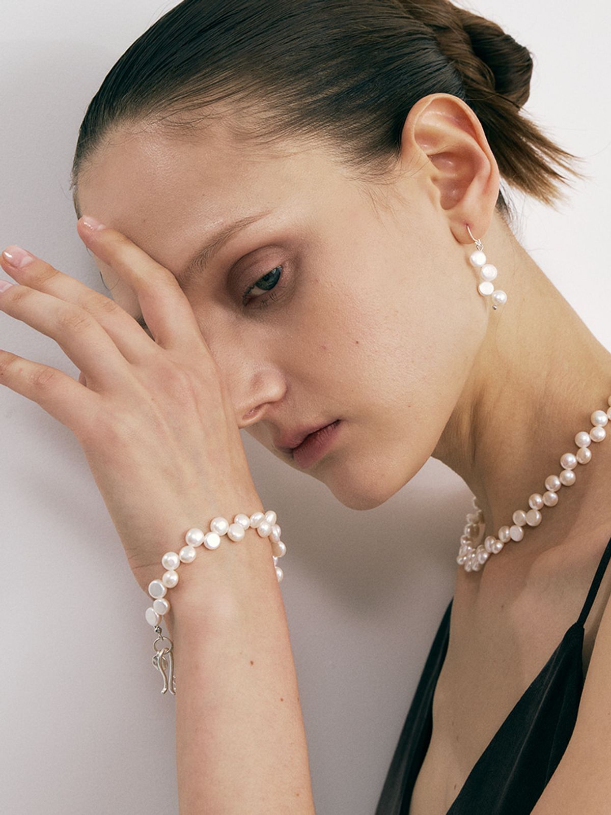 소수(SOSOO) Zigzag Natural Pearl Bracelet