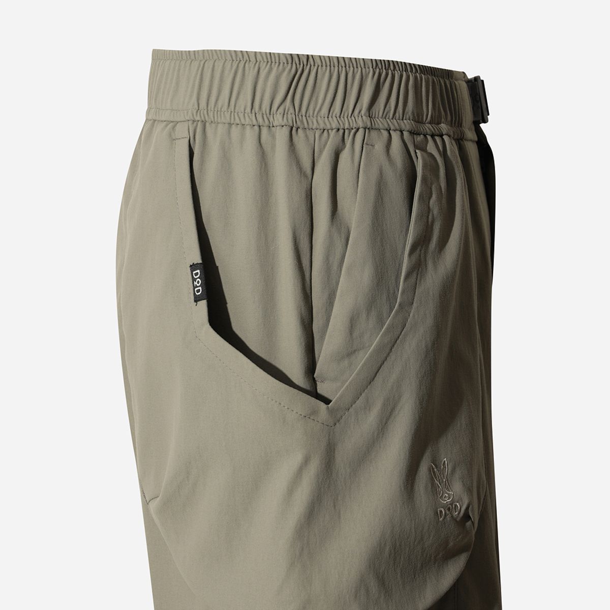 디오디(DOD) 와이드핏 래빗 팬츠(DARK BEIGE)