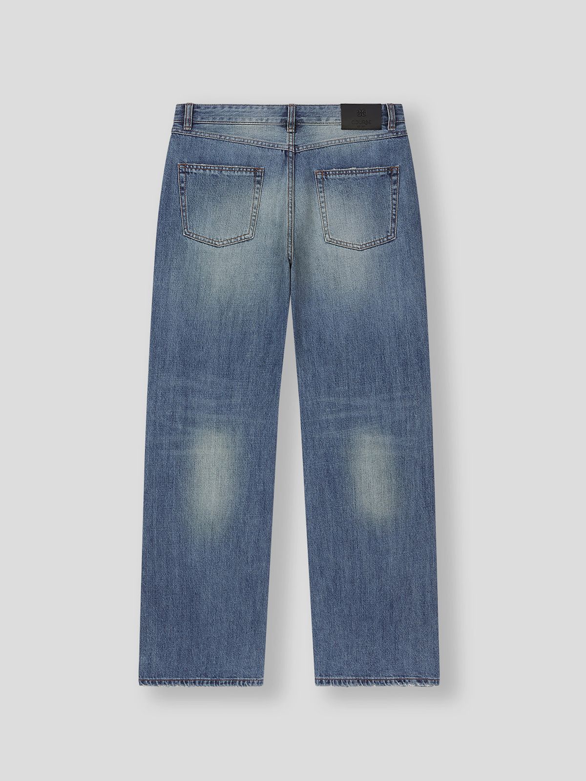 쿠르베(COURBE) Flare Denim (Indigo)