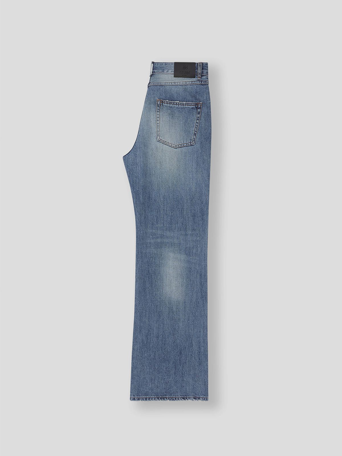 쿠르베(COURBE) Flare Denim (Indigo)