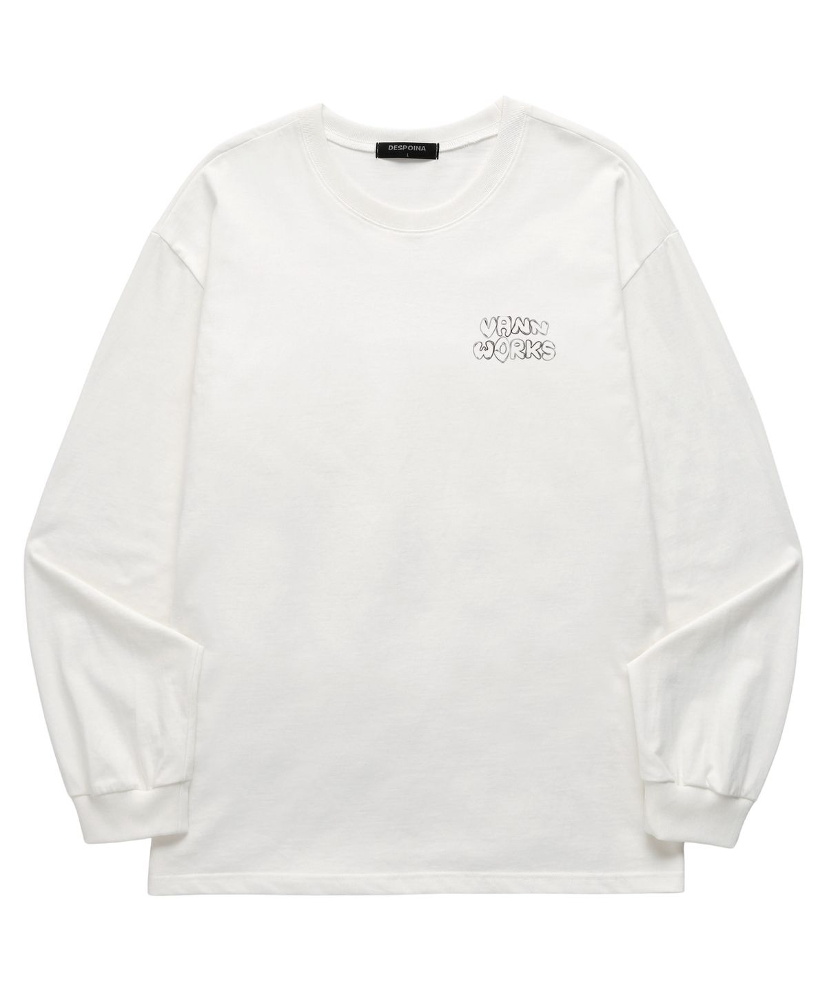 밴웍스(VANNWORKS) MONEY TALKS  롱슬리브 (VLS0122) 화이트