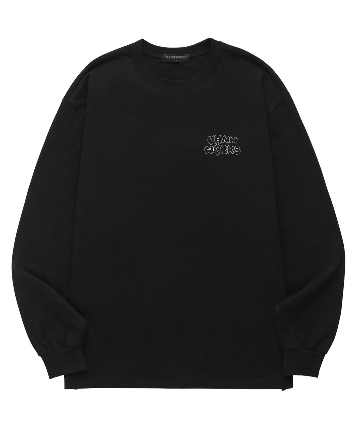 밴웍스(VANNWORKS) MONEY TALKS  롱슬리브 (VLS0122) 블랙