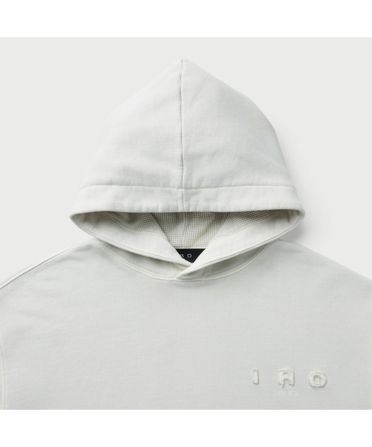 이로(IRO) Nuage 로고 아플리케 다잉 후디 IQTSA25703GYL