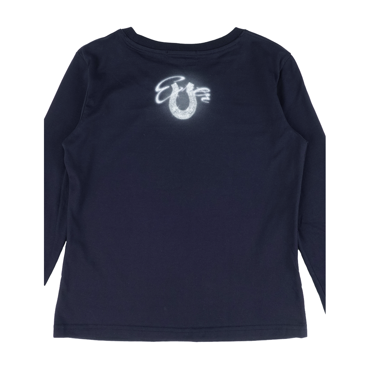 이알티알(ERTR) [ERTR X 니들]Cosmic Horse L/S T-shirt Small Fit (navy)