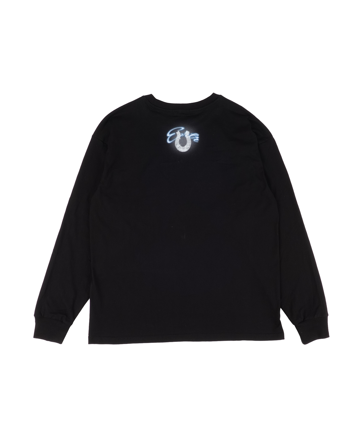 이알티알(ERTR) [ERTR X 니들]Cosmic Horse L/S T-shirt (black)
