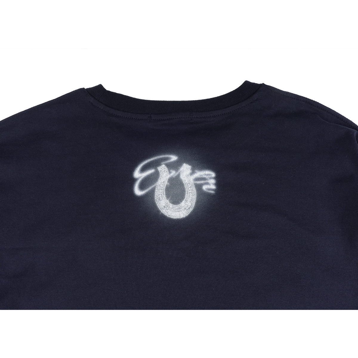 이알티알(ERTR) [ERTR X 니들]Cosmic Horse L/S T-shirt (navy)