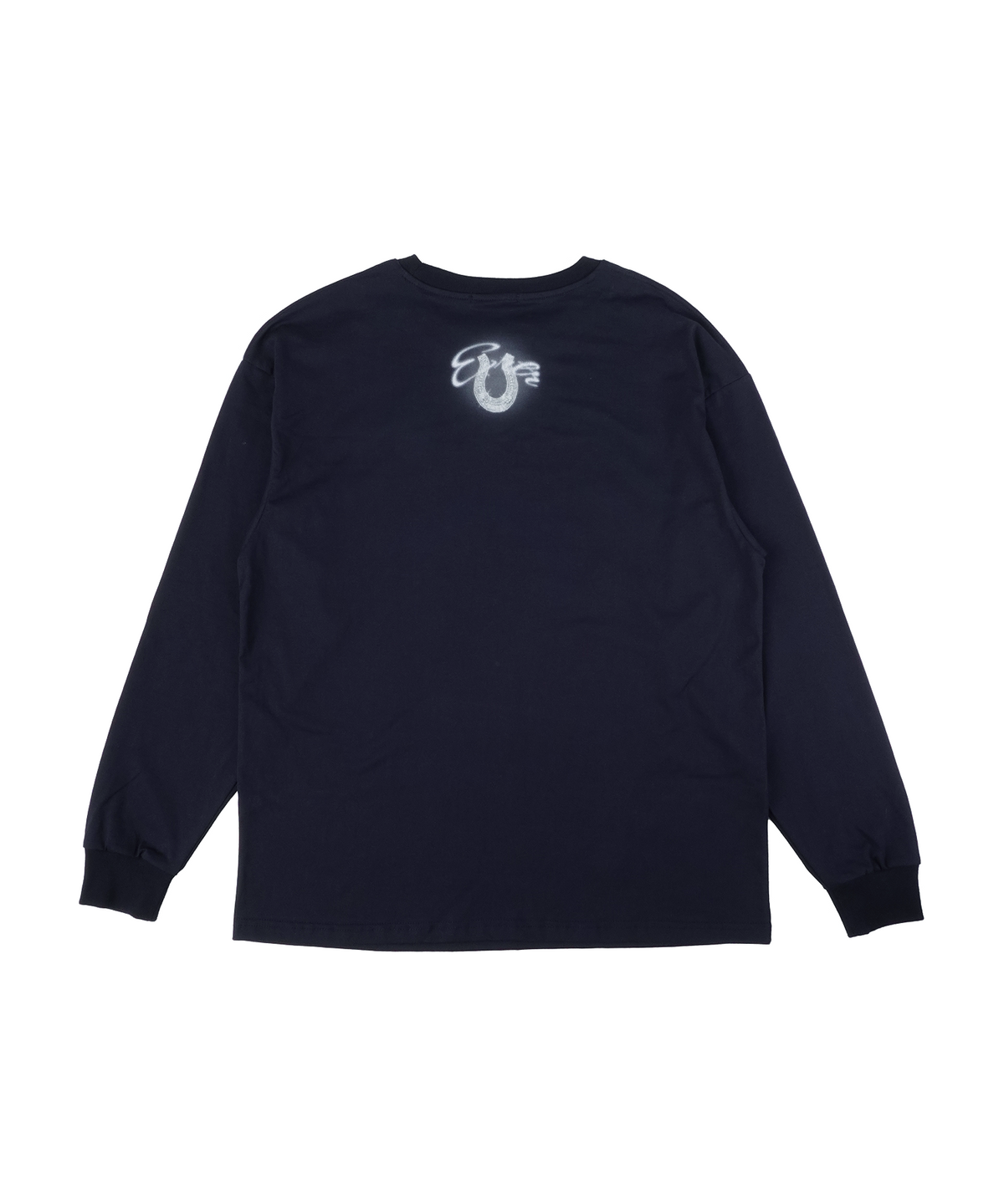 이알티알(ERTR) [ERTR X 니들]Cosmic Horse L/S T-shirt (navy)