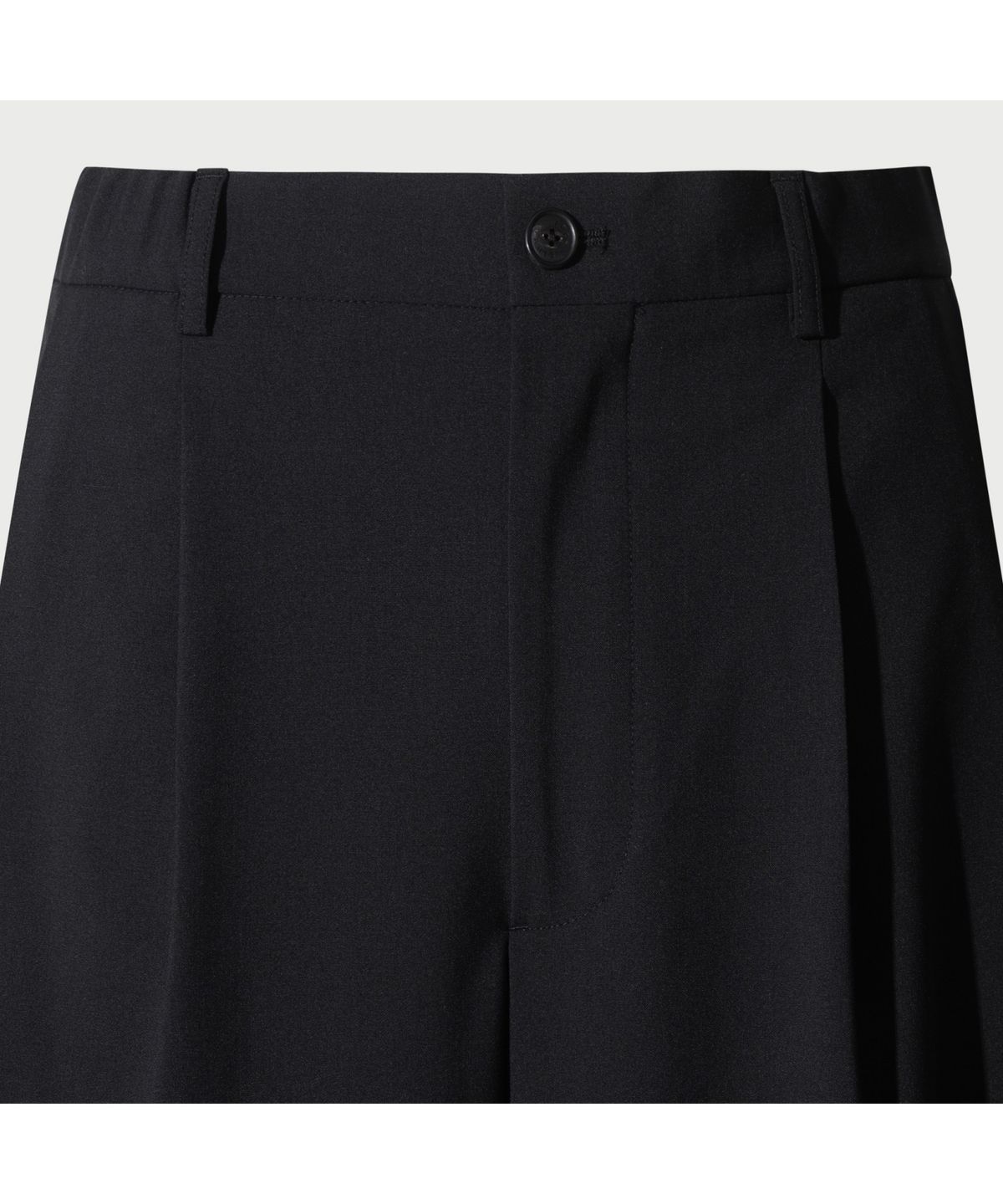 이로(IRO) Portique 와이드 투턱 밴딩 슬랙스 IQPAA25701BKX
