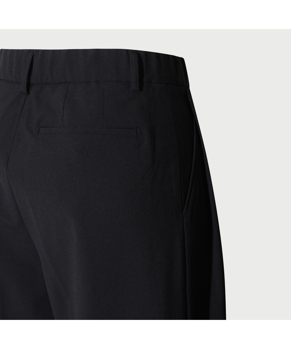 이로(IRO) Portique 와이드 투턱 밴딩 슬랙스 IQPAA25701BKX