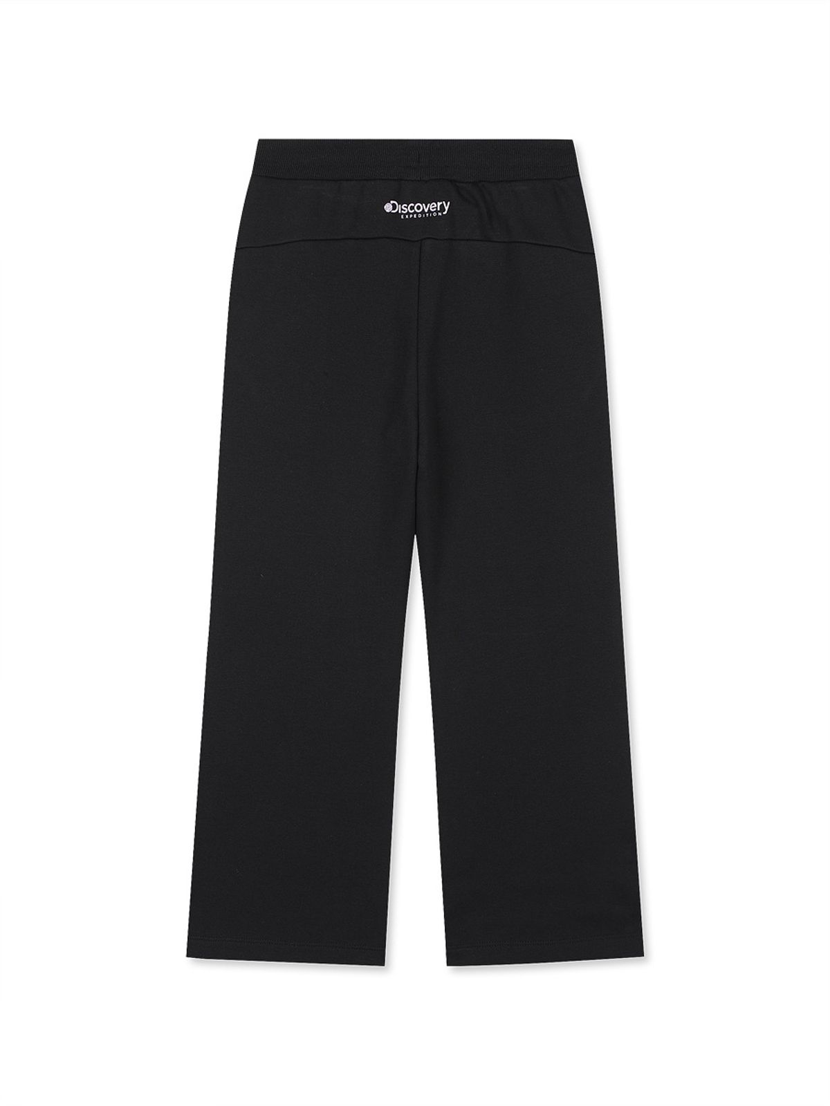 디스커버리 키즈(DISCOVERY KIDS) 여아 기모 세미와이드 팬츠 (BLACK)