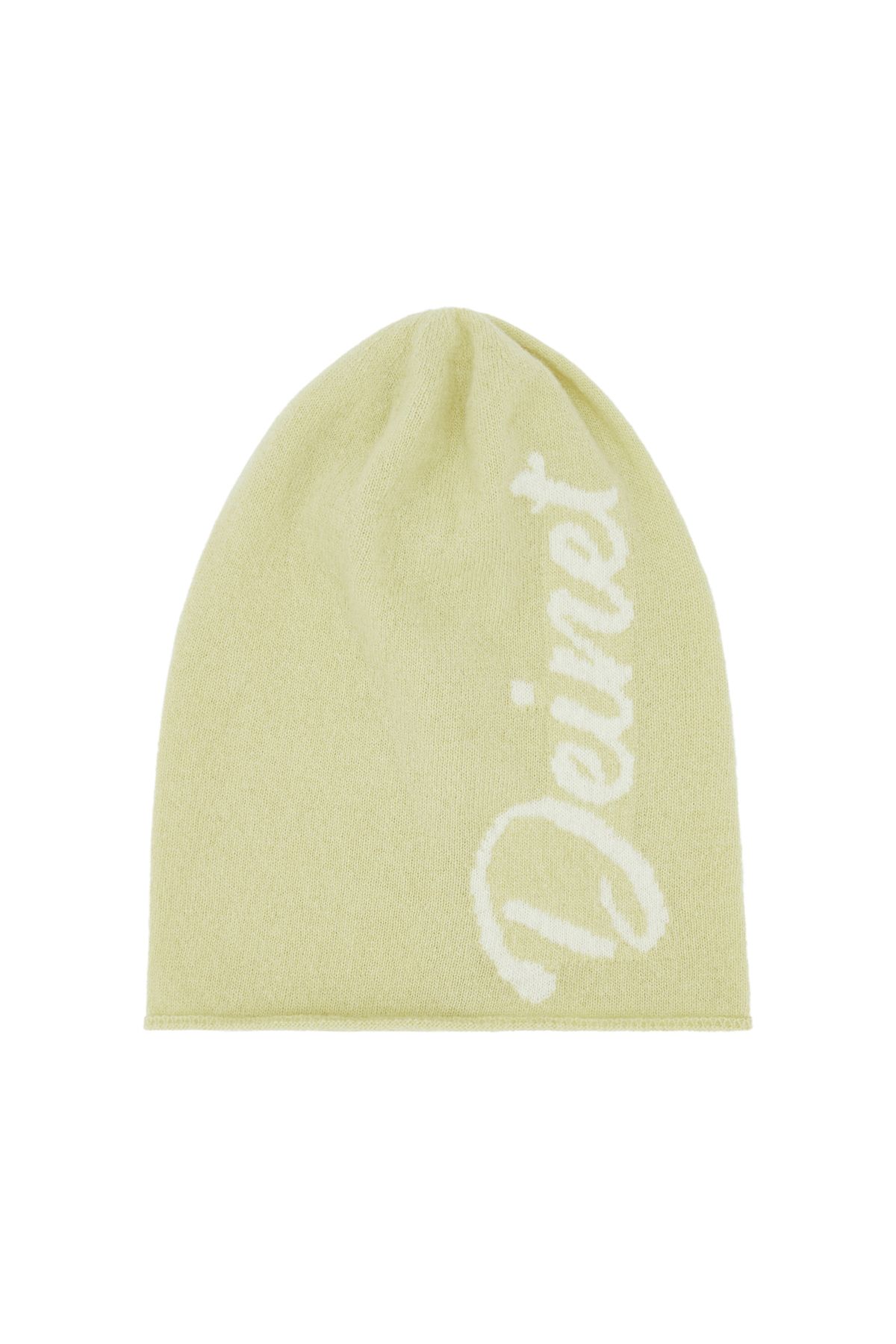다이닛(DEINET) LAMBS WOOL PLAIN BEANIE IN GREEN