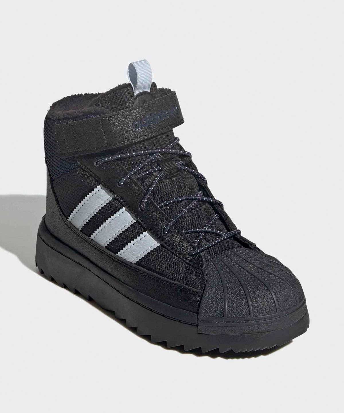 아디다스 키즈(ADIDAS KIDS) 슈퍼스타 윈터 트렉 부츠 키즈 - 블랙 / JQ0344