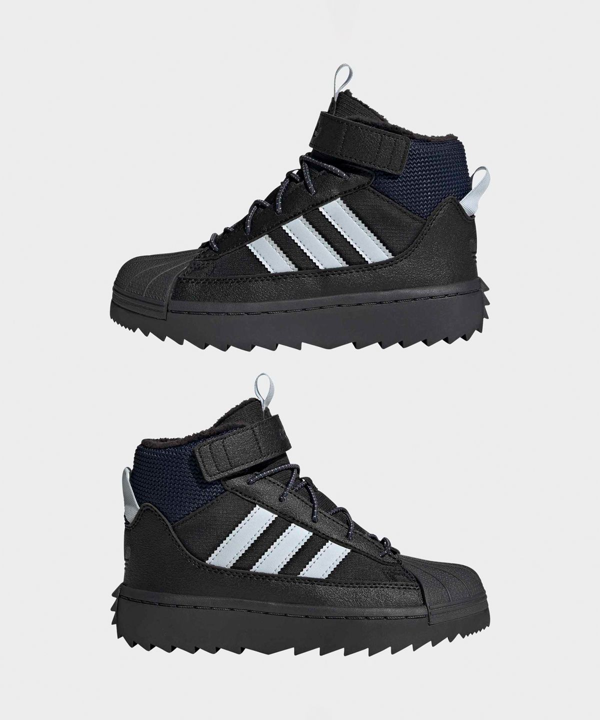 아디다스 키즈(ADIDAS KIDS) 슈퍼스타 윈터 트렉 부츠 키즈 - 블랙 / JQ0344