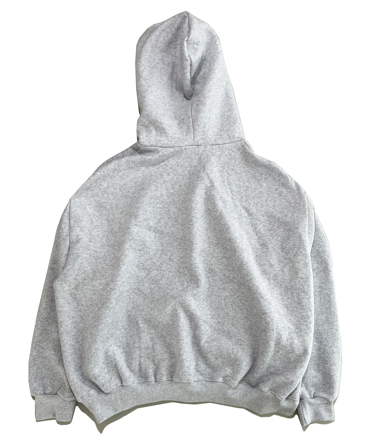 스케이터락(SK8ER ROCK) Star Napping Sweat Hood Zip-Up ((white melange))