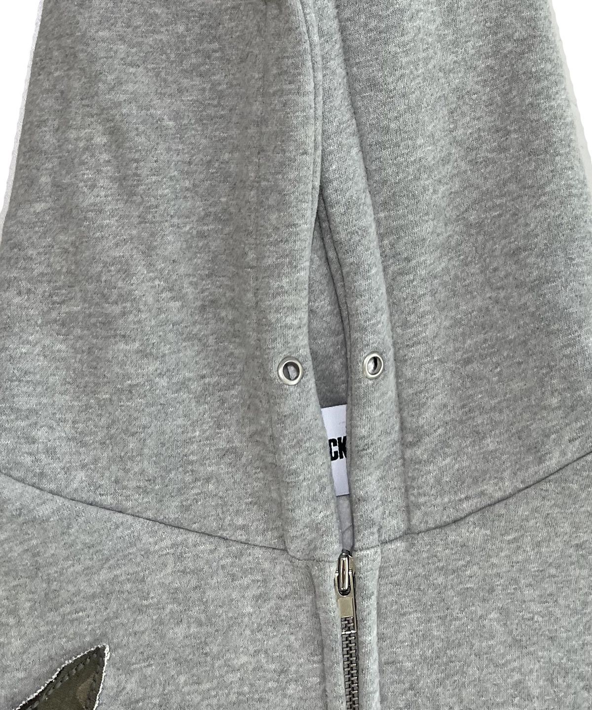 스케이터락(SK8ER ROCK) Star Napping Sweat Hood Zip-Up ((melange gray))