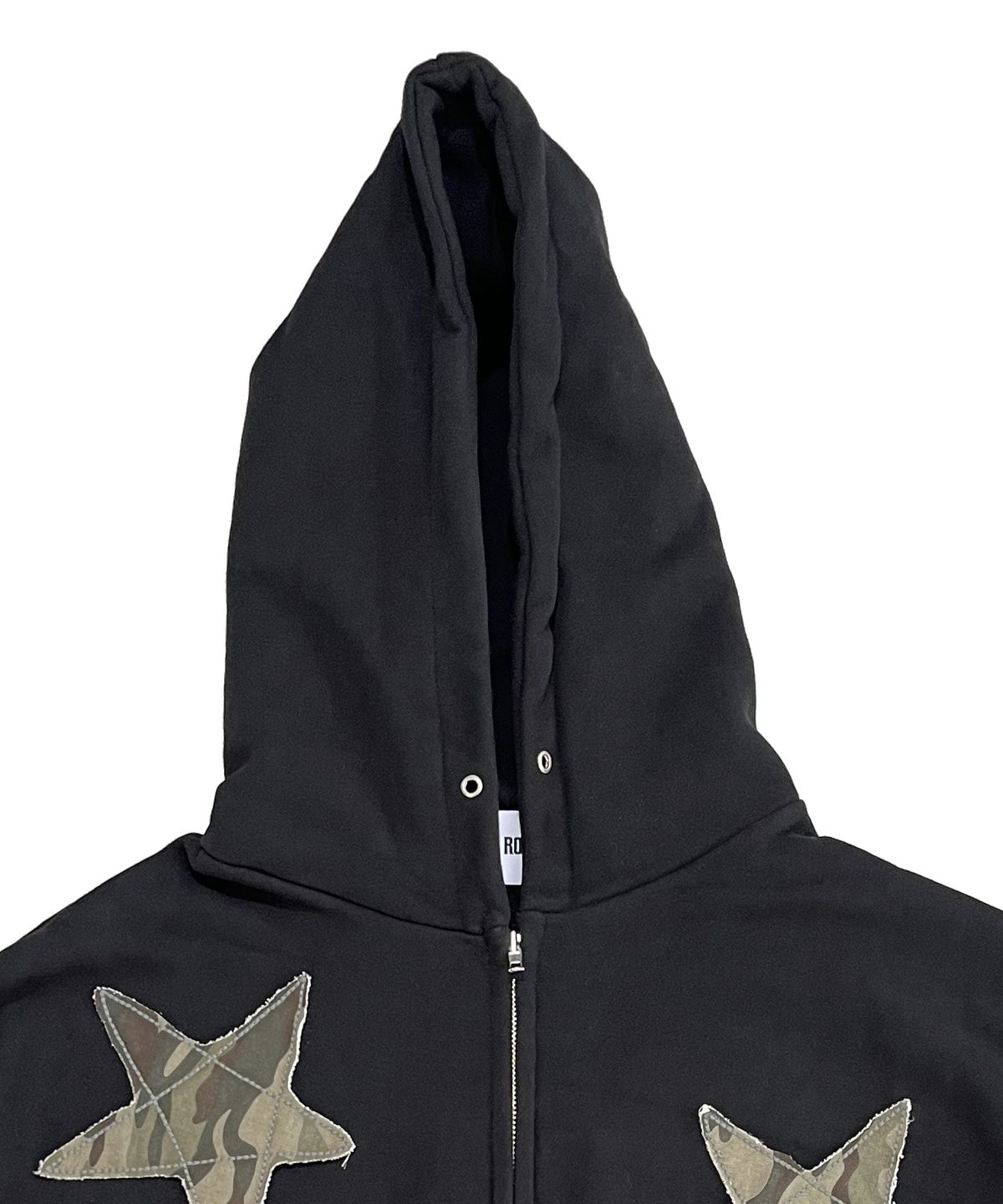스케이터락(SK8ER ROCK) Star Napping Sweat Hood Zip-Up ((black))