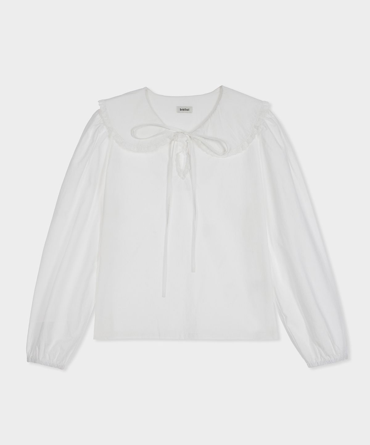 벨로엘(BELLOL) Lovely panel blouse IVORY