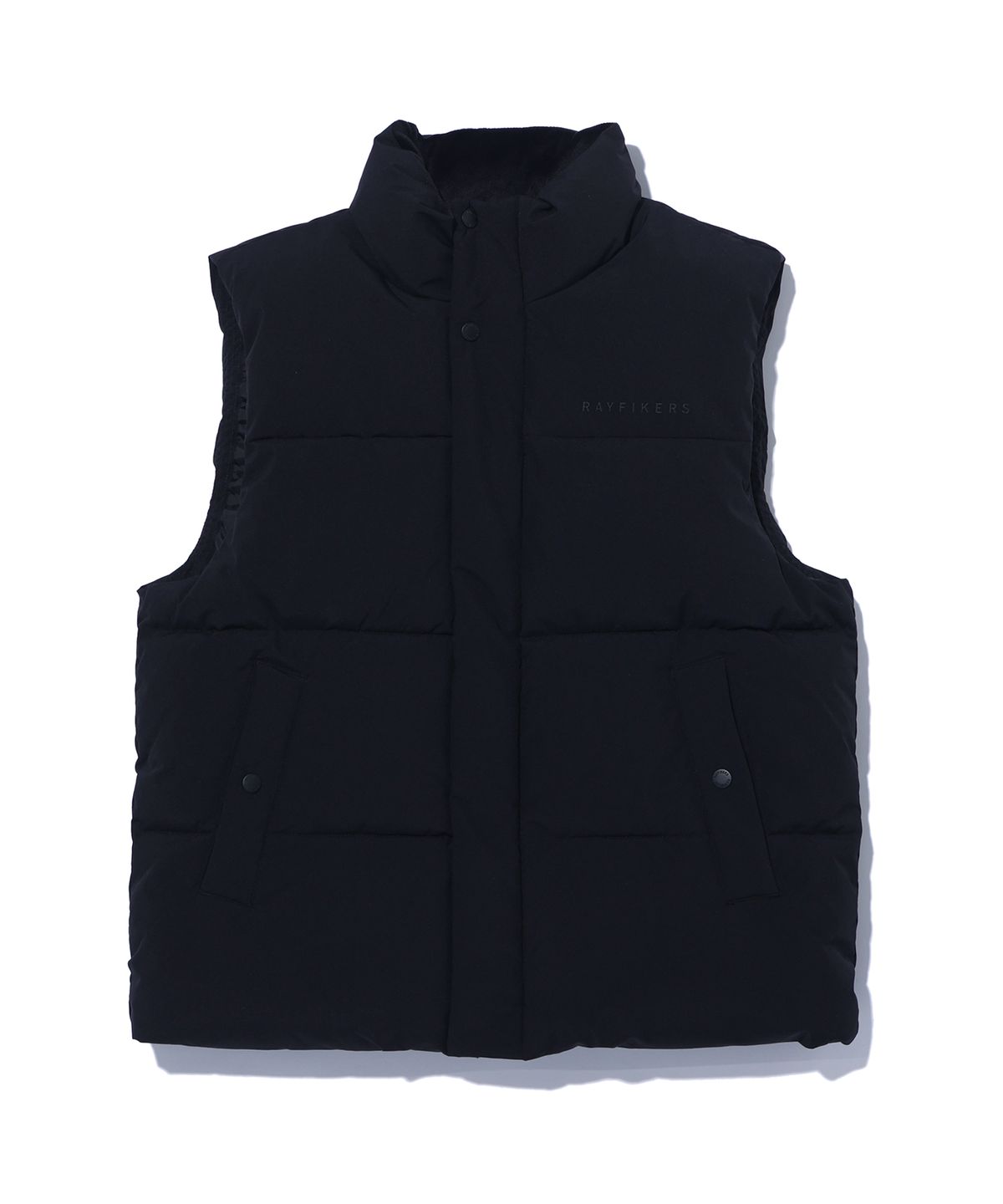 레이피커스(RAYFIKERS) 하이넥 웰론 패딩 베스트 MP9JU931_BLACK
