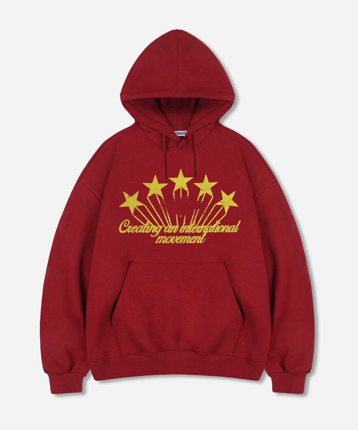 엔피스튜디오(NP STUDIO) [2PACK] 라이징 스타 로고 오버핏 후드 티셔츠