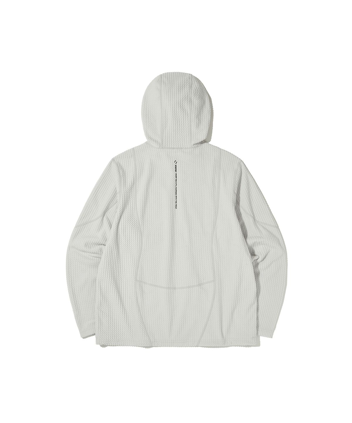 웰터 익스페리먼트(WELTER EXPERIMENT) Welter Experiment X Wisdom Fleece Zip Hoodie_WHITE