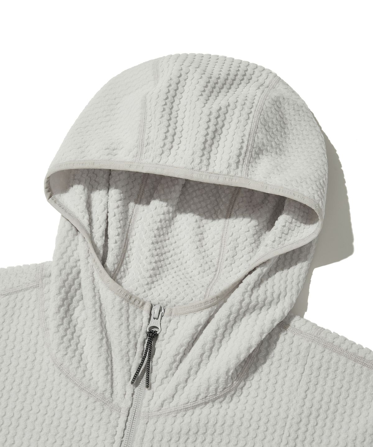 웰터 익스페리먼트(WELTER EXPERIMENT) Welter Experiment X Wisdom Fleece Zip Hoodie_WHITE
