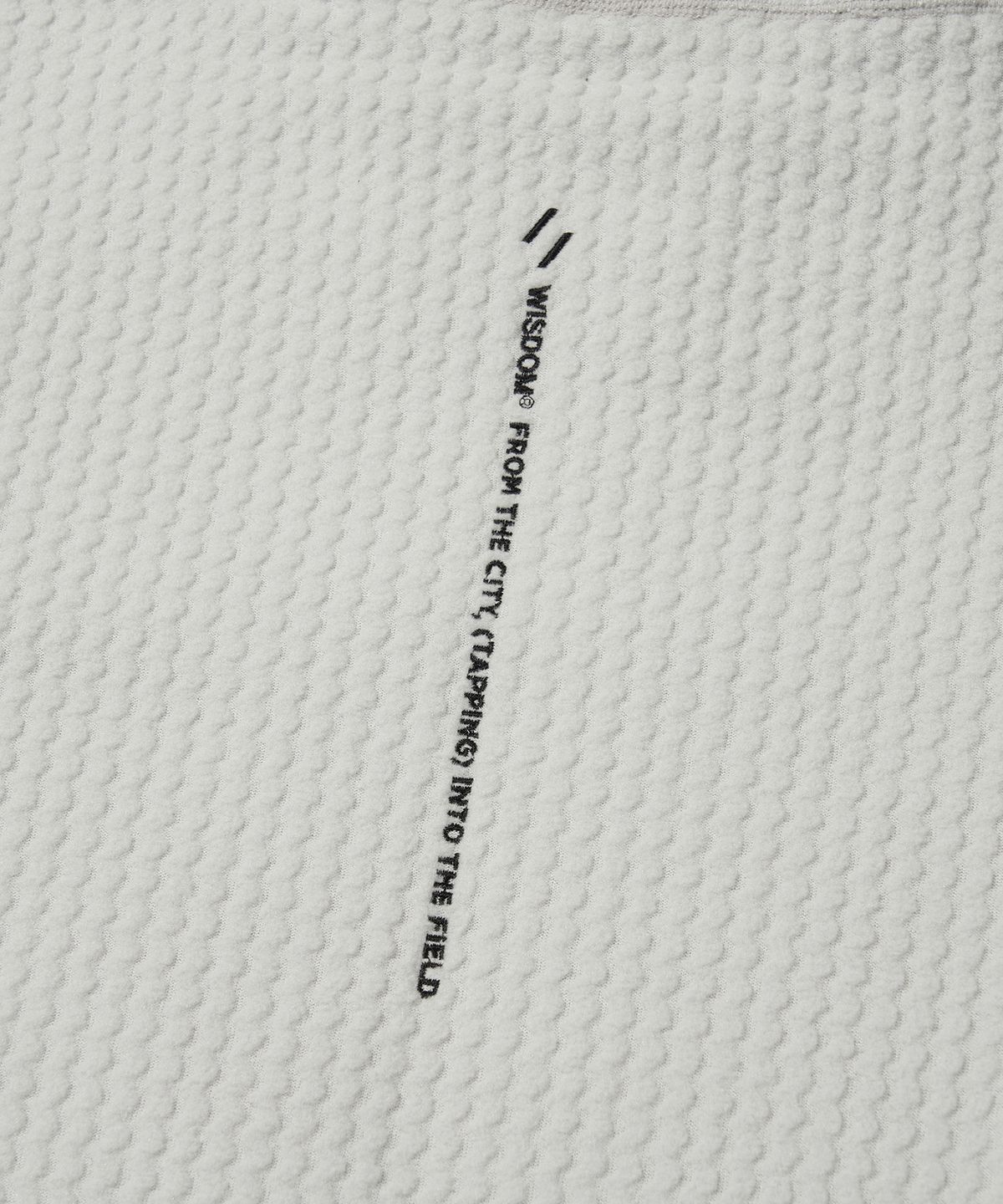 웰터 익스페리먼트(WELTER EXPERIMENT) Welter Experiment X Wisdom Fleece Zip Hoodie_WHITE