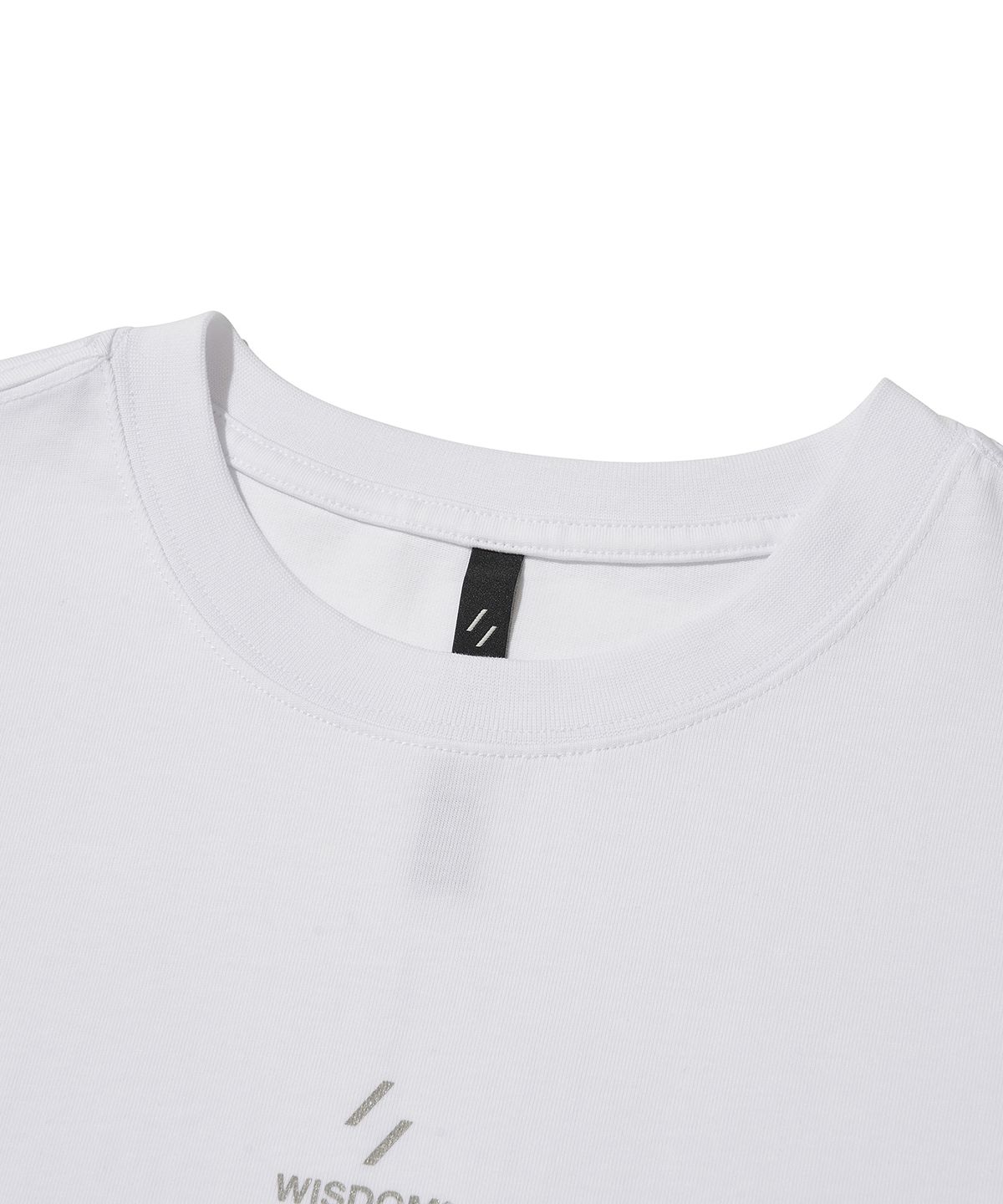웰터 익스페리먼트(WELTER EXPERIMENT) Welter Experiment X Wisdom Half Sleeves T-Shirt_WHITE