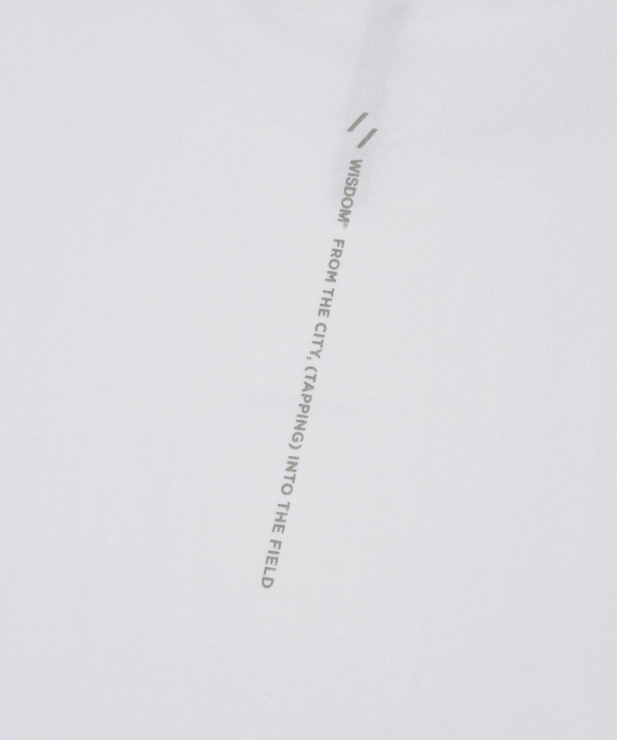 웰터 익스페리먼트(WELTER EXPERIMENT) Welter Experiment X Wisdom Half Sleeves T-Shirt_WHITE