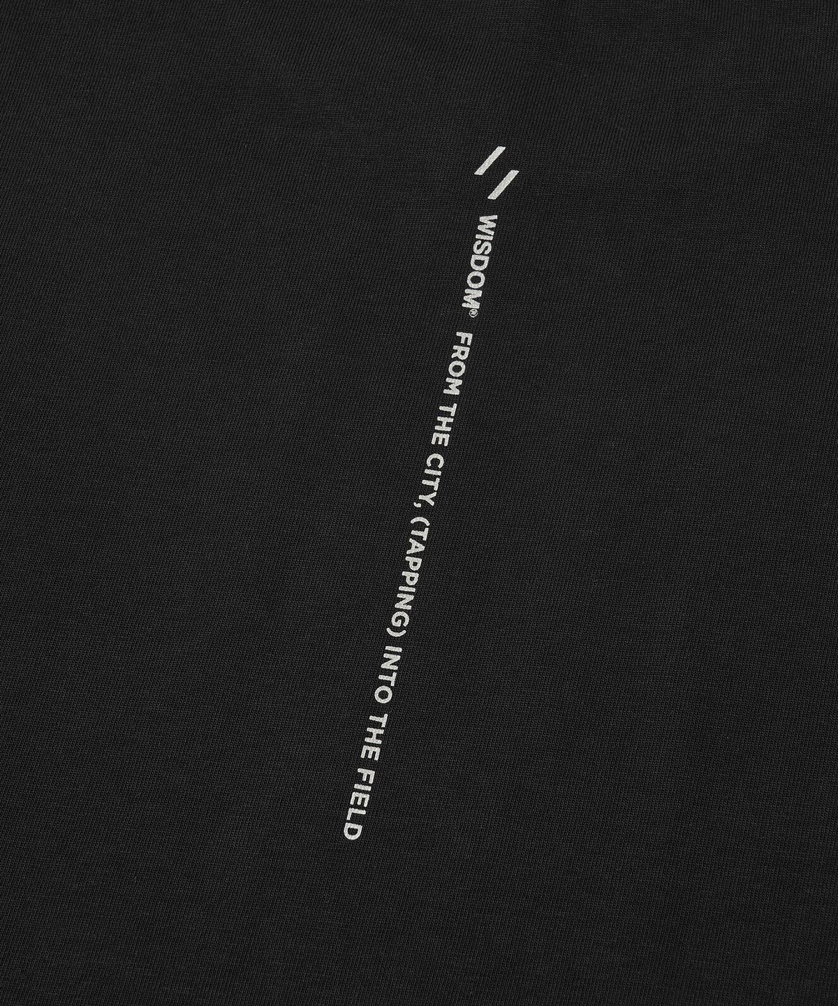 웰터 익스페리먼트(WELTER EXPERIMENT) Welter Experiment X Wisdom Half Sleeves T-Shirt_BLACK