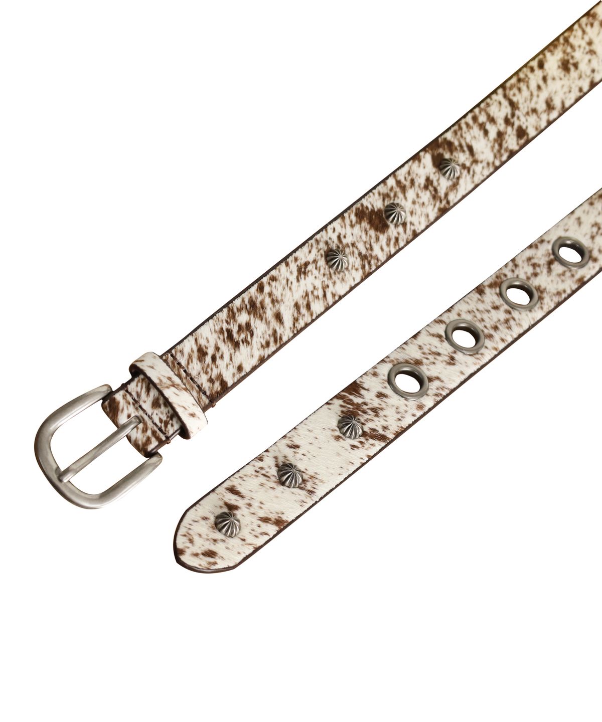 포스센스티브(FORCESENSITIVE) FST pony hair leather long belt