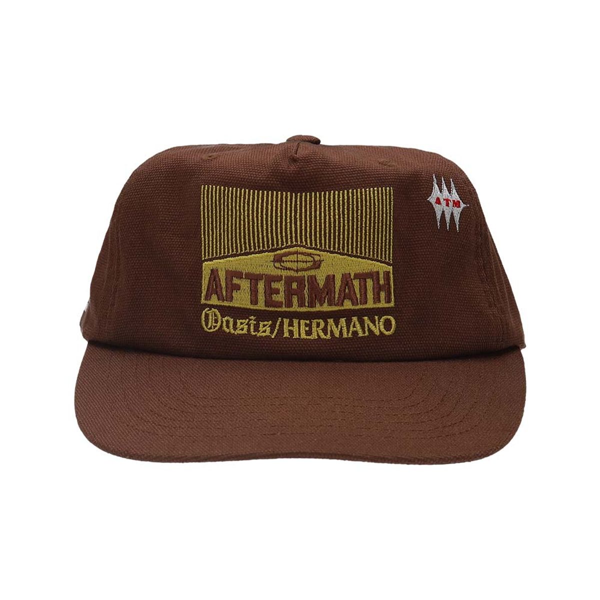 애프터매스(AFTERMATH) ATM CIGAR 5 PANNEL BALL CAP BROWN