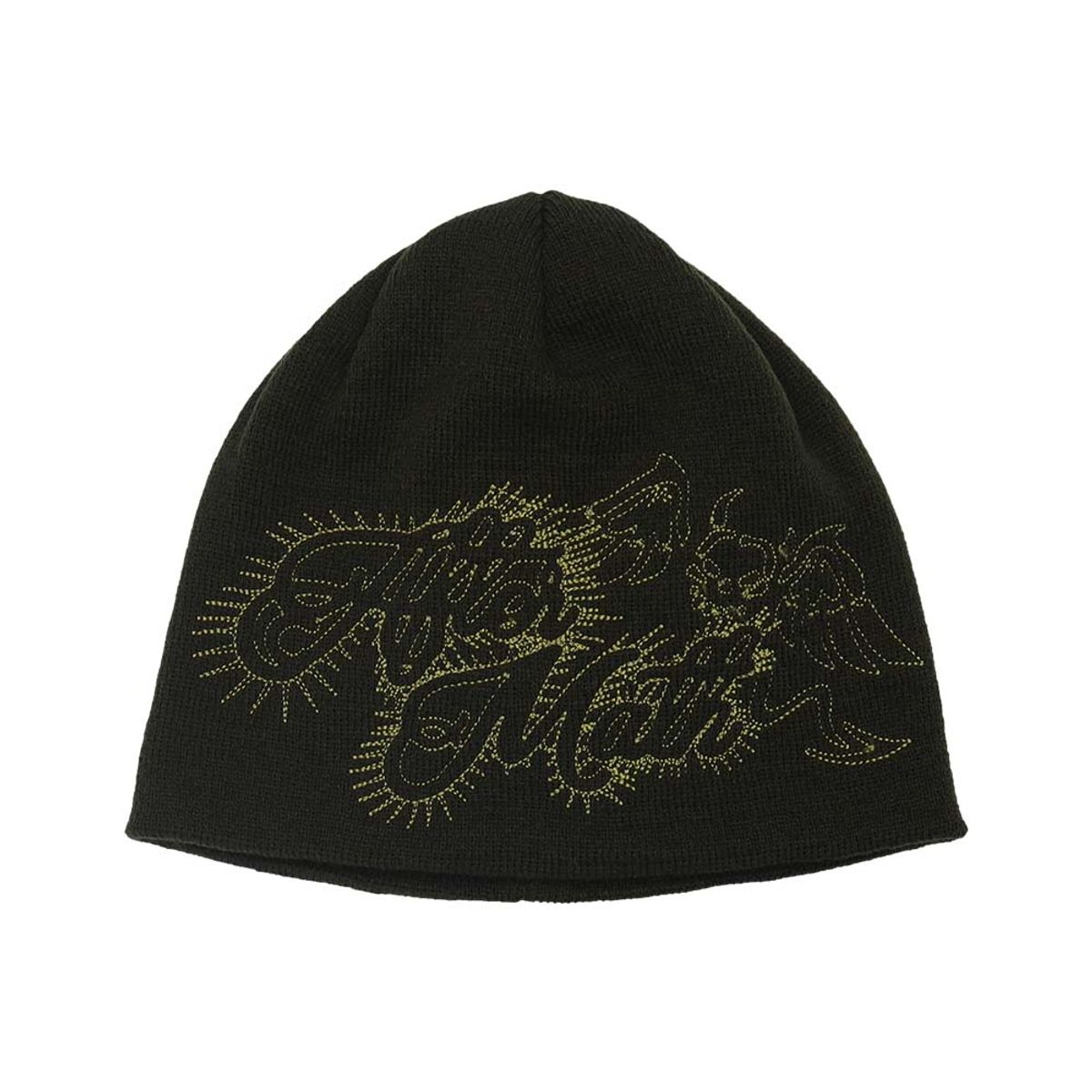 애프터매스(AFTERMATH) DEVIL LOGO BEANIE KHAKI