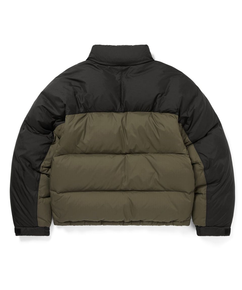 MUSINSA | thisisneverthat Multi-Ripstop Down Puffer Jacket Olive