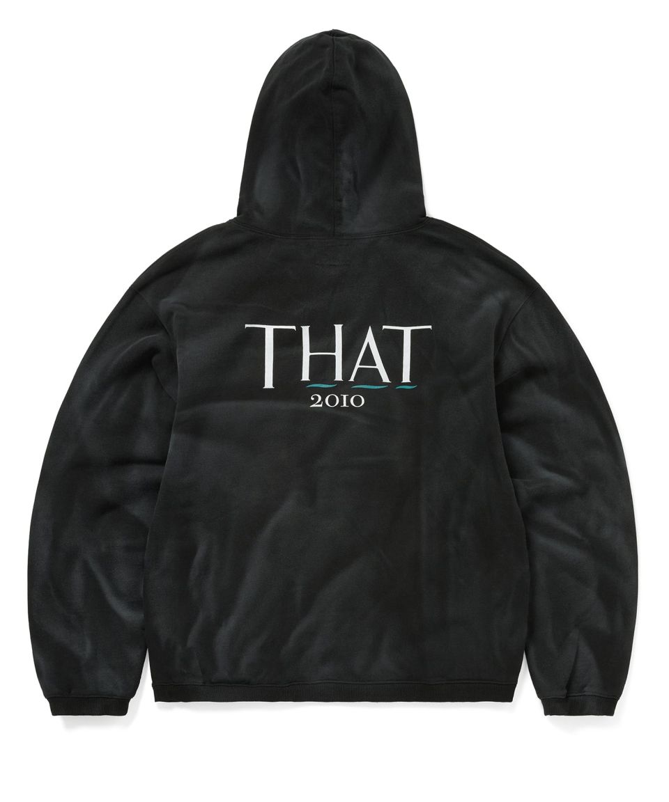 MUSINSA公式 | thisisneverthat Faded THAT 2010 Hoodie Black
