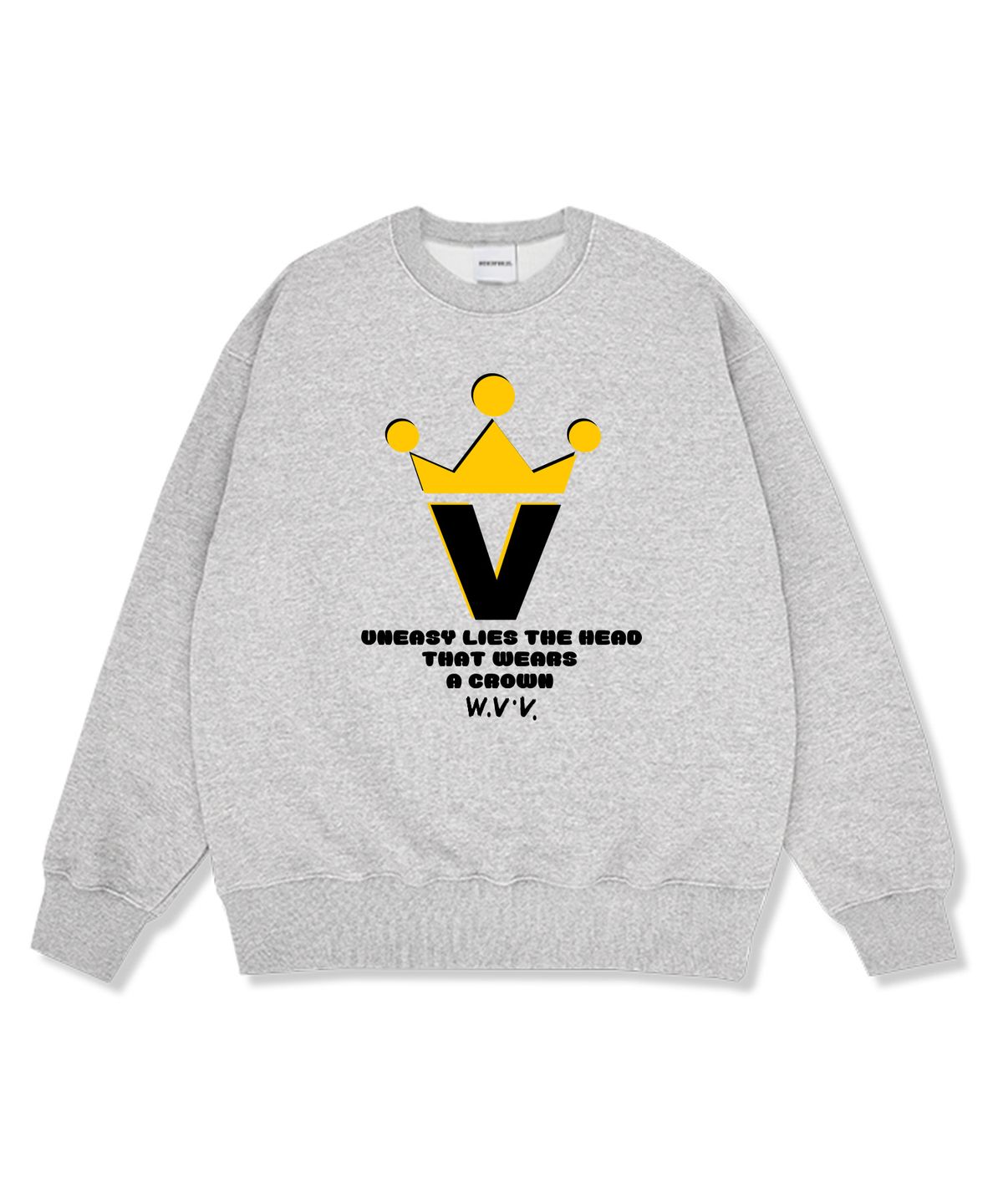 위베리벨류(WEVERYVALUE) 언이지 오버핏 특양면 스웨트셔츠 4컬러 (기모선택)