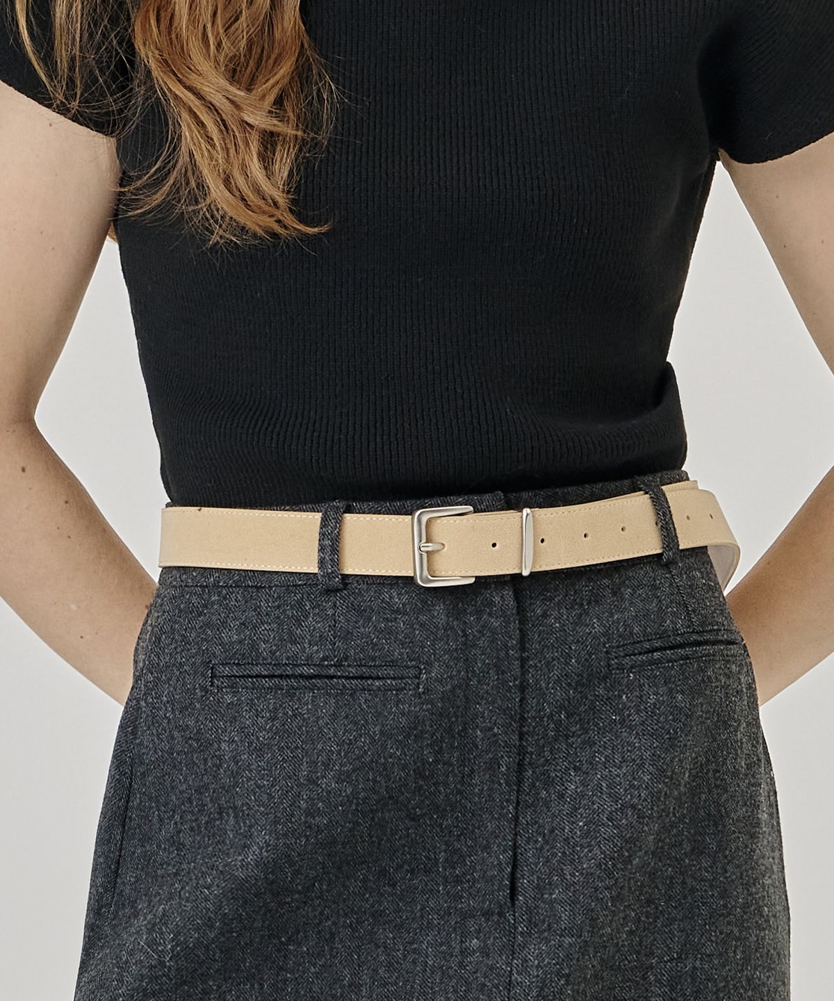 에이본(THE-ABON) 무드 벨트 브라운