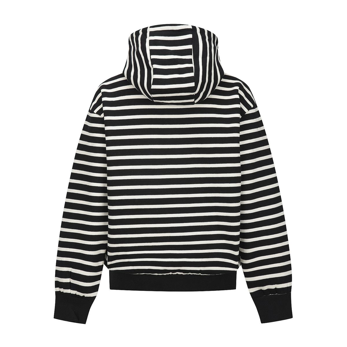 마틴골프(MARTINE GOLF) Warm Stripe Hooded Sweatshirts_BLACK