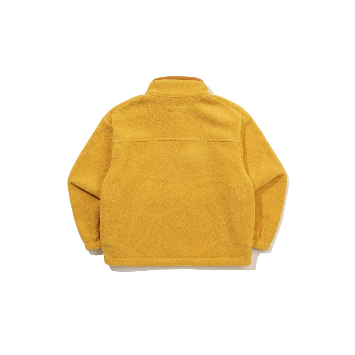 코닥 키즈(KODAK KIDS) 마이크로플리스 스탠넥 반집업 맨투맨 키즈 YELLOW
