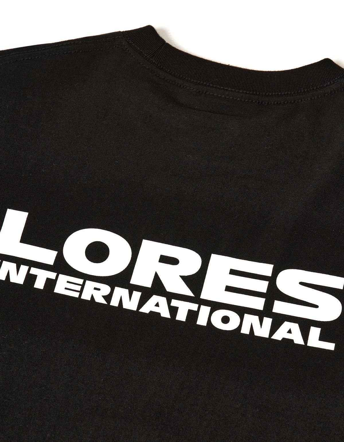 로어즈(LORES) Type Logo L/S Tee - Black
