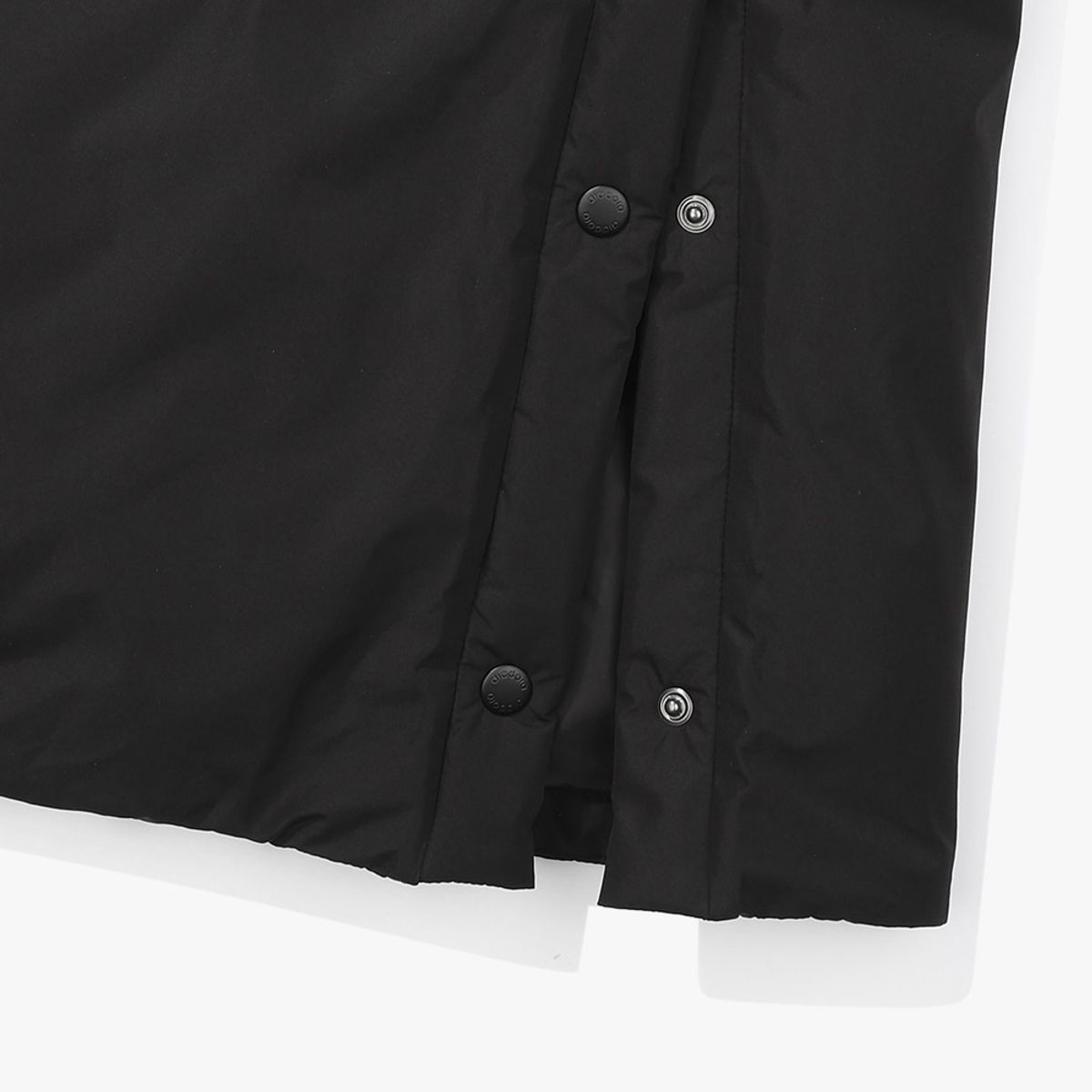 디아도라(diadora) 벤토 롱패딩 벤치코트 BLACK