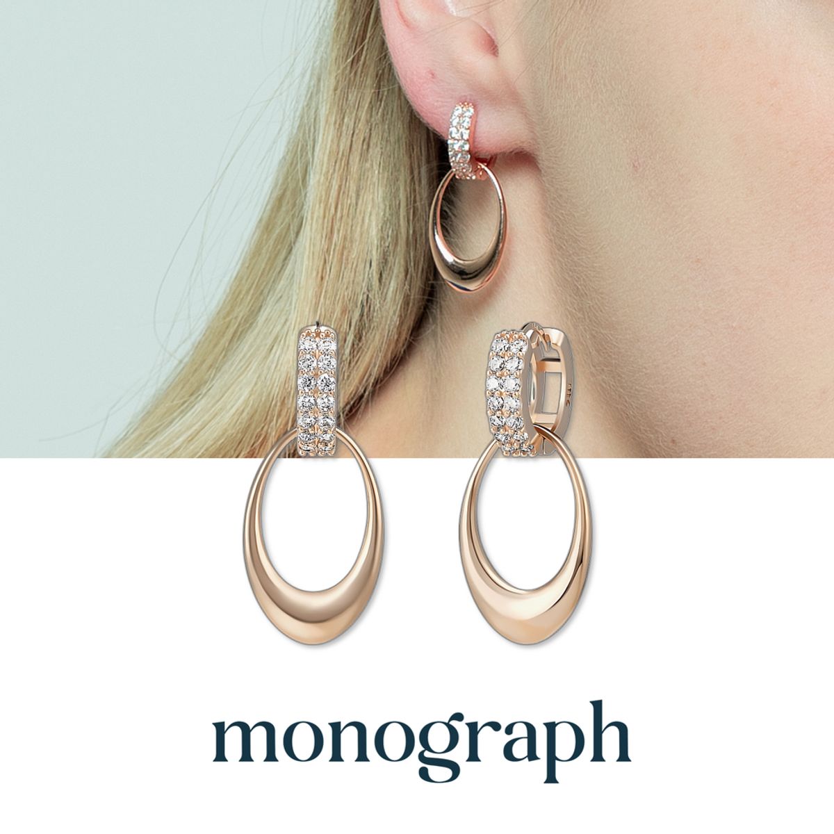 모노그래프(MONOGRAPH) 마리아 귀걸이 MGER010S 14K Gold Plated