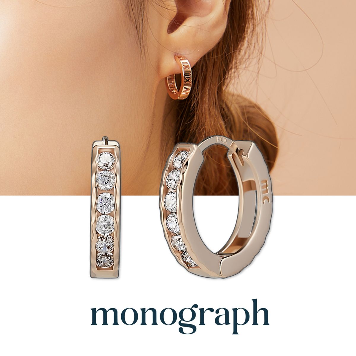 모노그래프(MONOGRAPH) 마고 귀걸이 MGER045S 14K Gold Plated
