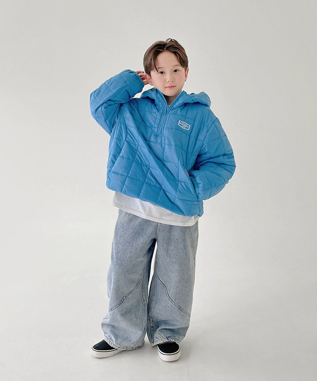 베리클로젯(BERRYCLOSET) 마이크로 아노락 패딩 (경량)