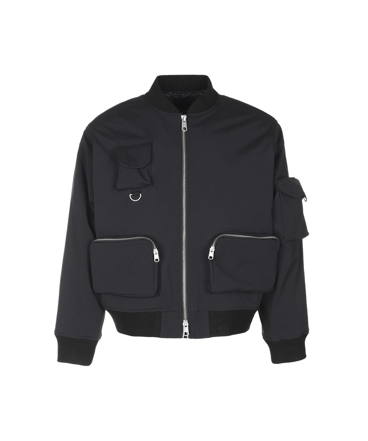 밀라코드(MILACODE) Multi Pocket Bomber Jacket (BLACK)