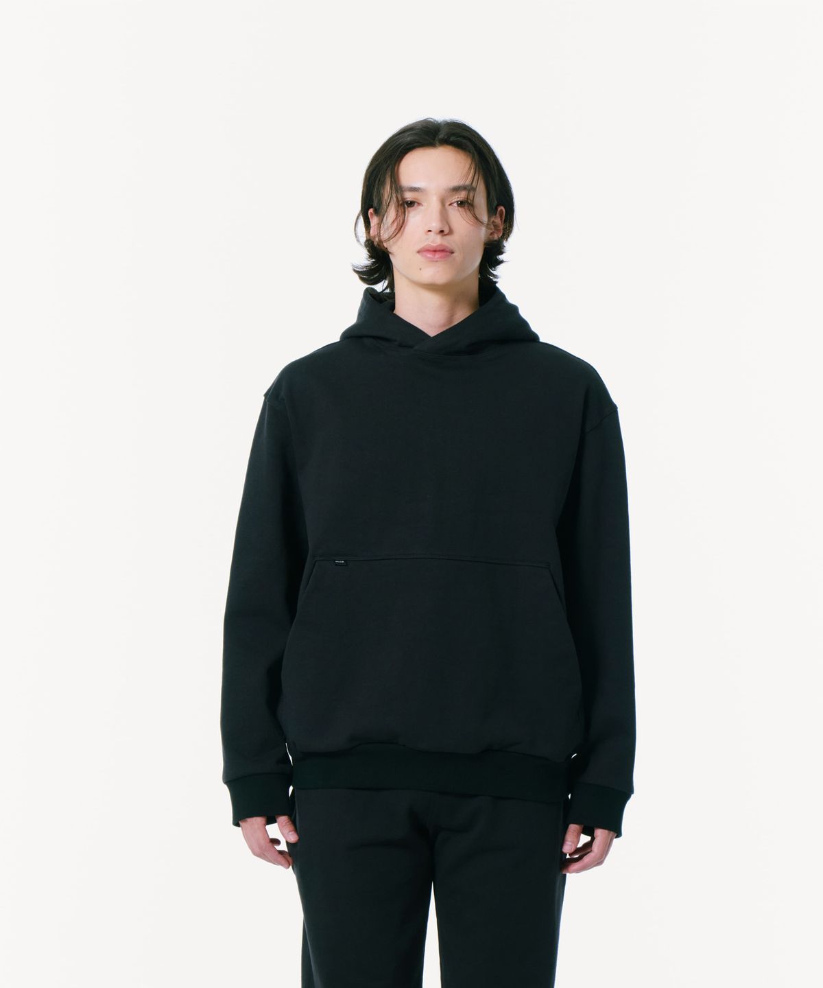 밀라코드(MILACODE) Smooth Soft Hoodie (BLACK)