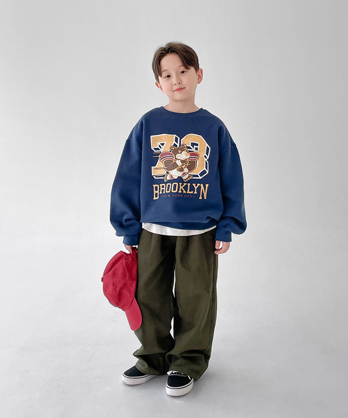 베리클로젯(BERRYCLOSET) [기모] 미니멀 코튼 팬츠