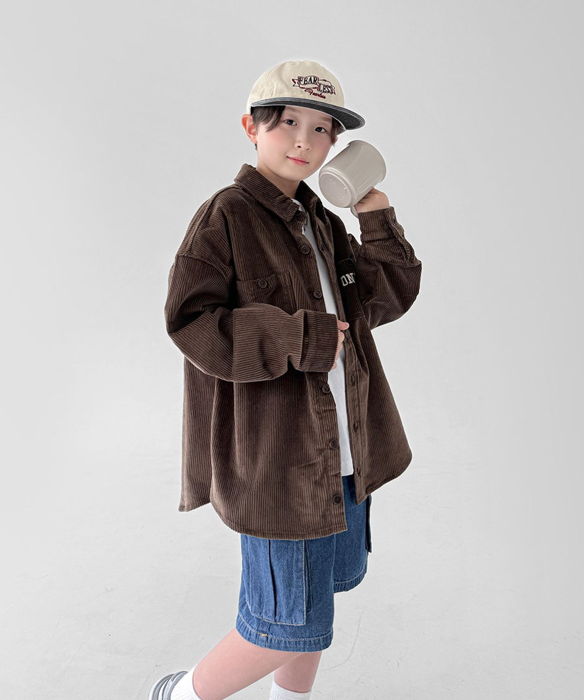 베리클로젯(BERRYCLOSET) 원스 코듀로이 셔츠