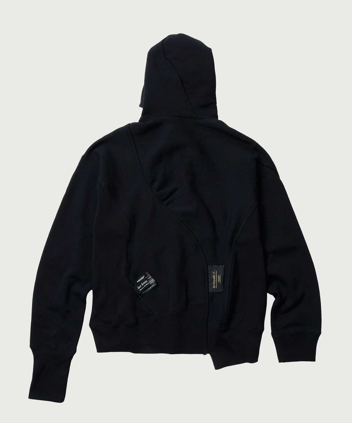 챔피온(CHAMPION) 챔피온 X 언더커버 리버스위브 스트럭처드 후드 집업 Black